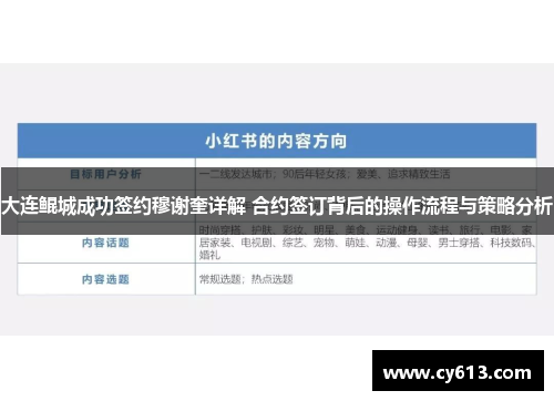 大连鲲城成功签约穆谢奎详解 合约签订背后的操作流程与策略分析
