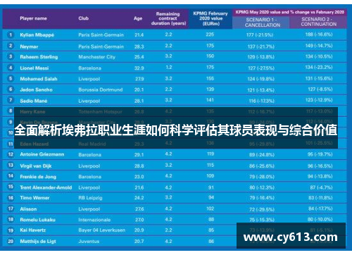 全面解析埃弗拉职业生涯如何科学评估其球员表现与综合价值